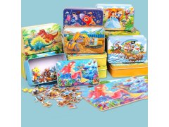 Dětské puzzle v&nbsp;plechové krabičce - mořská panna 11