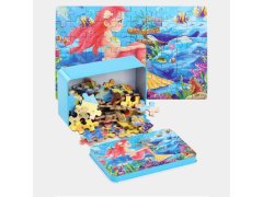 Dětské puzzle v&nbsp;plechové krabičce - mořská panna 13
