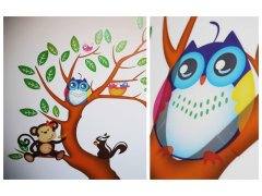 Dětské samolepky na zeď - zvířátka 10