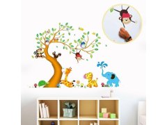 Dětské samolepky na zeď - zvířátka 12