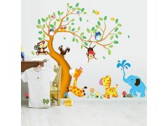 Dětské samolepky na zeď - zvířátka 2