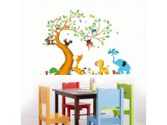 Dětské samolepky na zeď - zvířátka 3