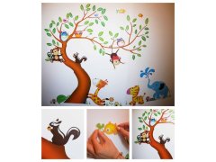 Dětské samolepky na zeď - zvířátka 9