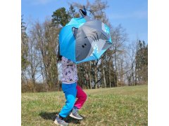 Dětský 3D deštník - žralok