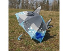 Dětský 3D deštník - žralok 10