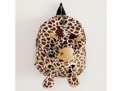 Dětský batůžek s&nbsp;vyjímatelným plyšákem - žirafa