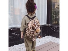 Dětský batůžek s&nbsp;vyjímatelným plyšákem - žirafa 2