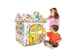 Dětský domeček k&nbsp;vybarvení s&nbsp;fixy 60,5 x 48 x 70 cm 13