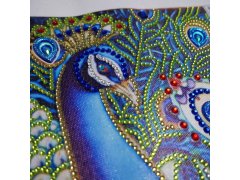 Diamantové malování deluxe - páv 8
