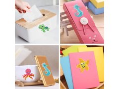 Diamantové malování pro děti samolepky - mořský svět 7