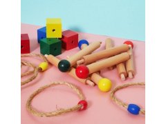 Dřevěná hra házení kroužků 5