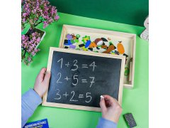 Dřevěná magnetická tabulka - zvířátka 11