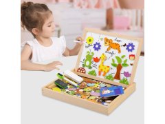 Dřevěná magnetická tabulka - zvířátka 13