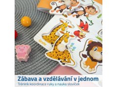 Dřevěná vkládačka pro děti - zvířátka 2