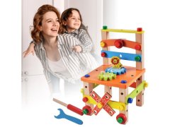 Dřevěná vzdělávací židlička 10