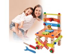 Dřevěná vzdělávací židlička 12