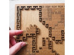 Dřevěné puzzle labyrint 2