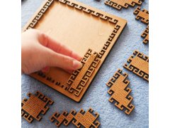 Dřevěné puzzle labyrint 8