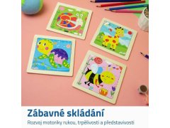 Dřevěné puzzle pro děti - žirafa 3