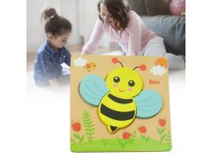 Dřevěné puzzle pro nejmenší - včelka 8