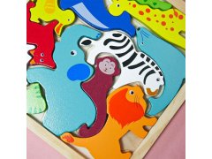 Dřevěné puzzle - zvířátka 10