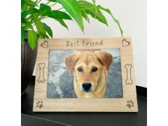 Dřevěný fotorámeček Best Friend, 10 x 15 cm 5
