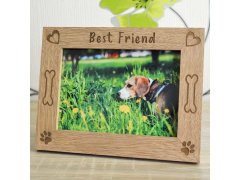 Dřevěný fotorámeček Best Friend, 10 x 15 cm 7