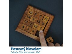 Dřevěný posuvný hlavolam 3