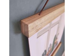 Dřevěný rám na plakát, šířka 41 cm 3