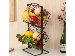 Dvoupatrový kovový košík 45 cm 4