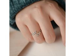 Elegantní prstýnek s&nbsp;nastavitelnou velikostí 12