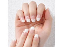 Elegantní samolepky na nehty - francouzská manikúra - bílá 8