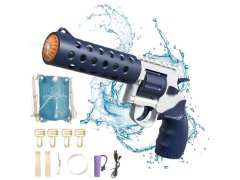 Elektrická nabíjecí vodní pistole - revolver 4