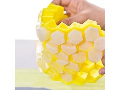 Forma na led s víčkem - včelí plástev 5