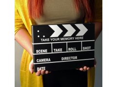 Fotoalbum filmová klapka + kreativní sada samolepek 11