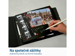 Fotoalbum filmová klapka + kreativní sada samolepek 5