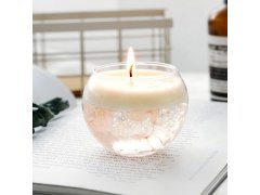 Gelová svíčka - světle růžová 10