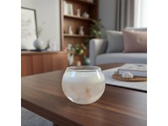 Gelová svíčka - světle růžová 4