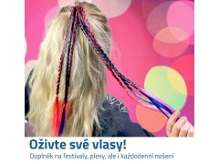 Gumička s copánky - růžová 3
