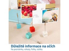 Klip na vzkazy a fotky - modrý 2