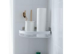 Kovová nalepovací rohová polička