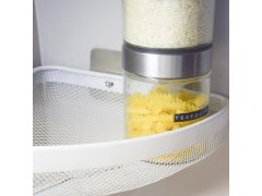 Kovová nalepovací rohová polička 2