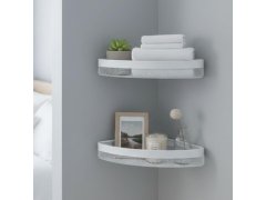 Kovová nalepovací rohová polička 4