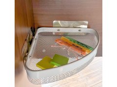 Kovová nalepovací rohová polička 9