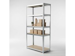 Kovový regál 5 polic