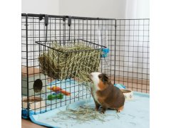 Kovový závěsný košík na dvířka - černý 5