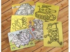 Kreslící písek velký set 12