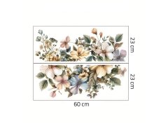 Květinová nástěnná samolepka 4