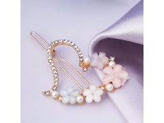 Kytičkové sponky do vlasů s&nbsp;kamínky 4ks 3