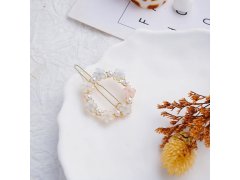 Kytičkové sponky do vlasů s&nbsp;kamínky 4ks 6